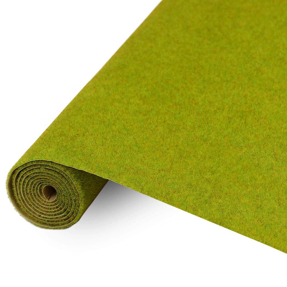 Photo 1 of CP103 Artificial Model Grass Mat Trains Green Yellow 40x100cm or 15.7''x 39'' for Decoration Craft Scenery Model DIY