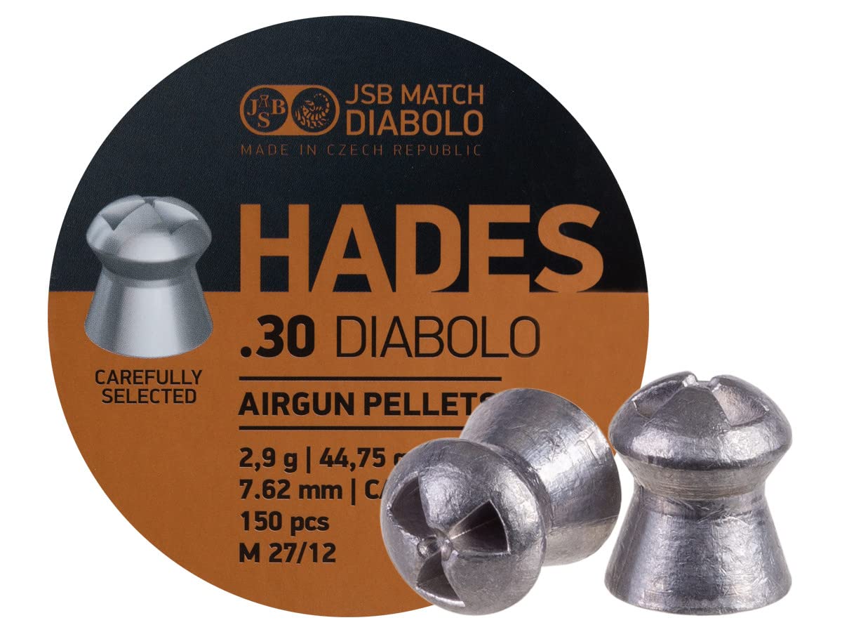 Photo 1 of JSB Match Diabolo Hades, .30 Cal, 44.75gr, Hollowpoint, 150 ct