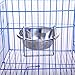 QBLEEV Birdcage Bird Feeder Birds Bowls for Cage Parakeet Food Dish Parrot Feeders Water Bowls Stainless Steel Dishes Coop Cups with Wire Hook for Small Animals Finches Lovebirds[2 Pack]thumb 4