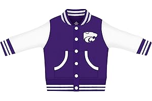 Creative Knitwear College Baby Varsity Jacket - Team Logo, Multiple Colors, for Boys & Girls, (0-24 Months)