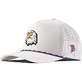 Branded Bills Party Eagle PVC Curved 5 Panel Rope Hat, Fits 7-7 7/8, Adjustable Snapback | Lightweight, Comfort Stretch