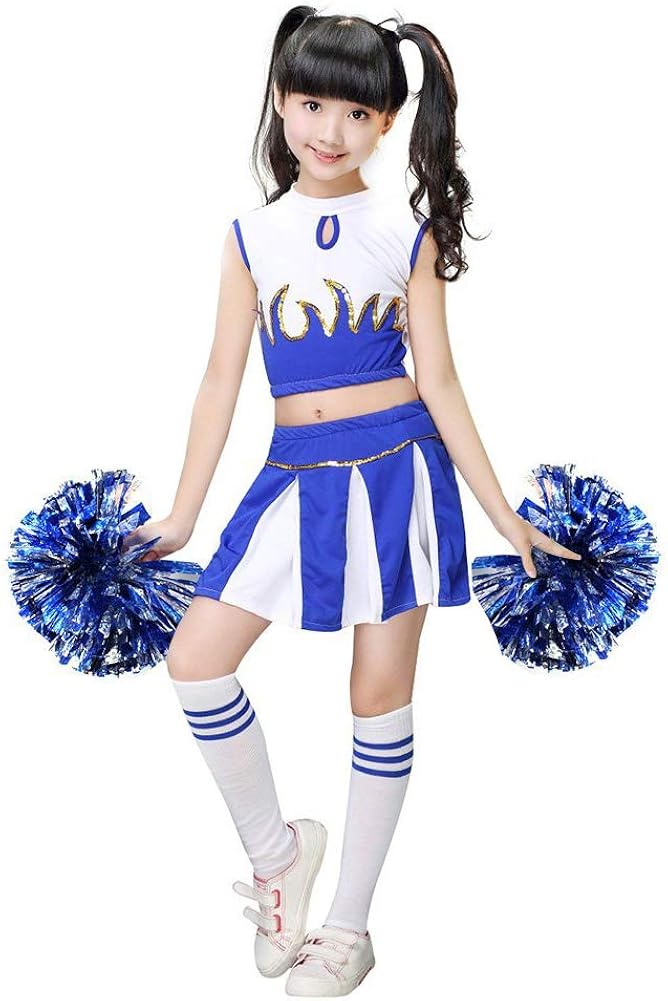 Halloween Cheerleader Costume for Girls, Toddler Cheer