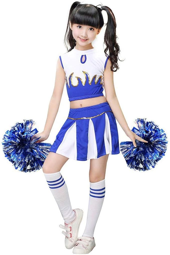 Halloween Cheerleader Costume for Girls, Toddler Cheer