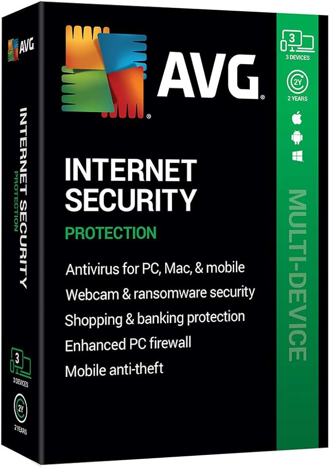 Amazon.com: AVG Technologies AVG Internet Security 2020, 3 Devices ...