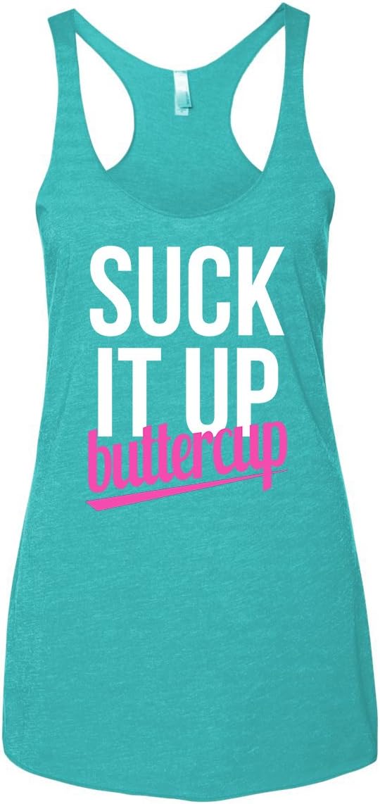 Women's Funny Workout Tank Top | Suck It Up Buttercup