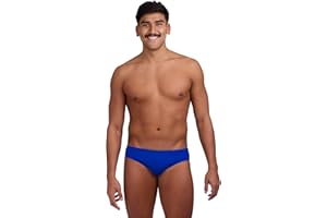 JOLYN Brolyn Men's Training Swim Brief - Internal Drawcord, Durable Chlorine-Resistant for Lap Swimming, Water Polo, Racing