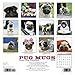 2016 Pug Mugs Mini Wall Calendar