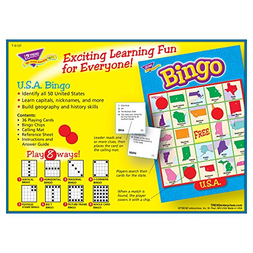 U.S.A. Bingo Game