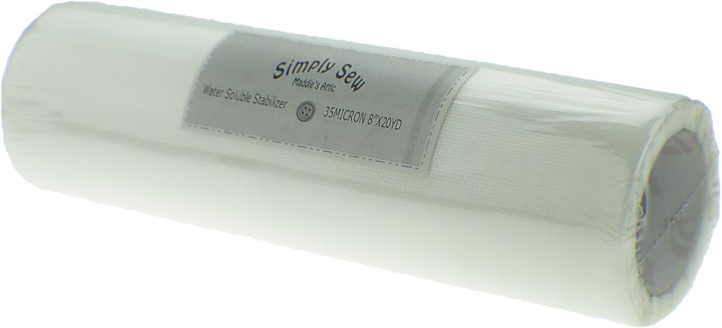 8" X 25 Yards Water Soluble Embroidery Stabilizer