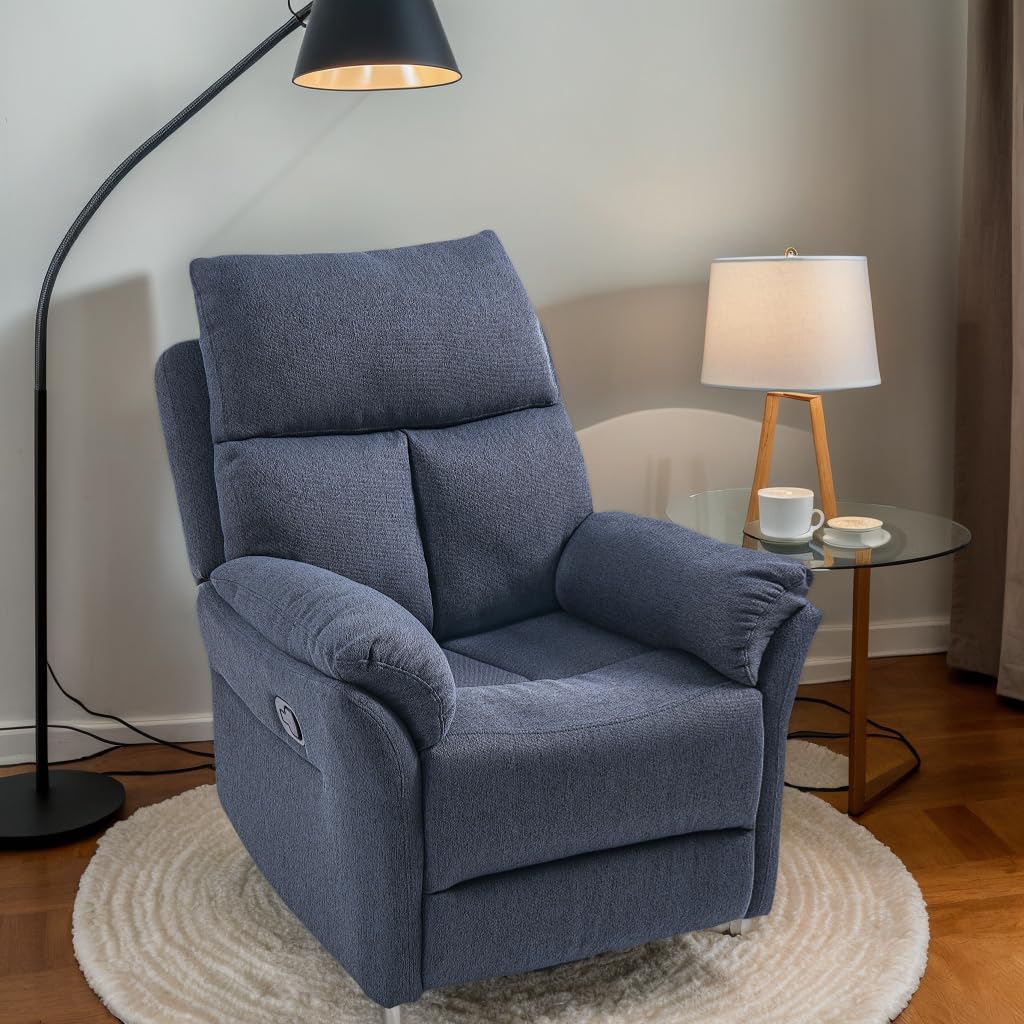 Photo 1 of ****STOCK PHOTO REFERENCE ONLY ***Manual Swivel Rocking Recliner, Modern Home Theater Seating Soft Reclining Chair with 360° Swivel Rocking Function, Stylish Comfort Glider Recliner for Living Room