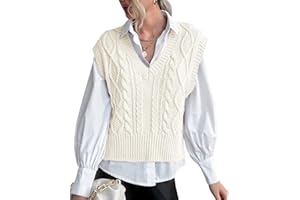 Womens V Neck Sweater Vest Ribbed Knit 2026 Lightweigh Sleeveless Casual Solid Preppy Pullover Tank Tops