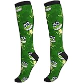 Bshuey Compression Socks For Women & Men Circulation 15-20 Mmhg Knee High Best Support For Travel Running Athletic