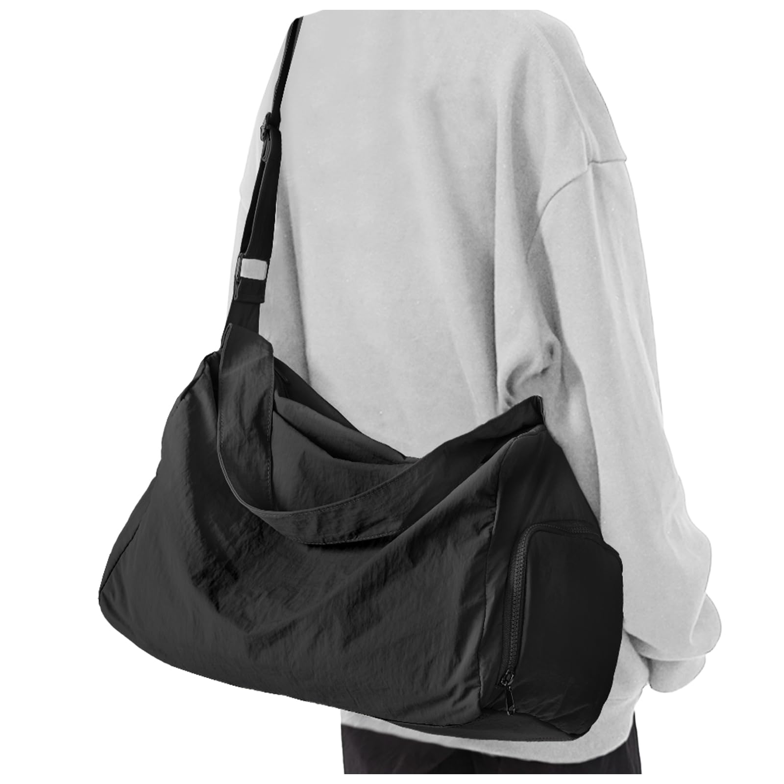 Small Gym Bag with Shoe Compartment, Workout Sport
