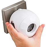 Child Safety Door Knob Cover (4 Pack) Hard-to-Remove Dual-Lock Door Handle Covers for Kids - Reusable Baby Proof Door Knob Lo