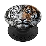 Tiger Face Big Cat Lover Gifts PopSockets