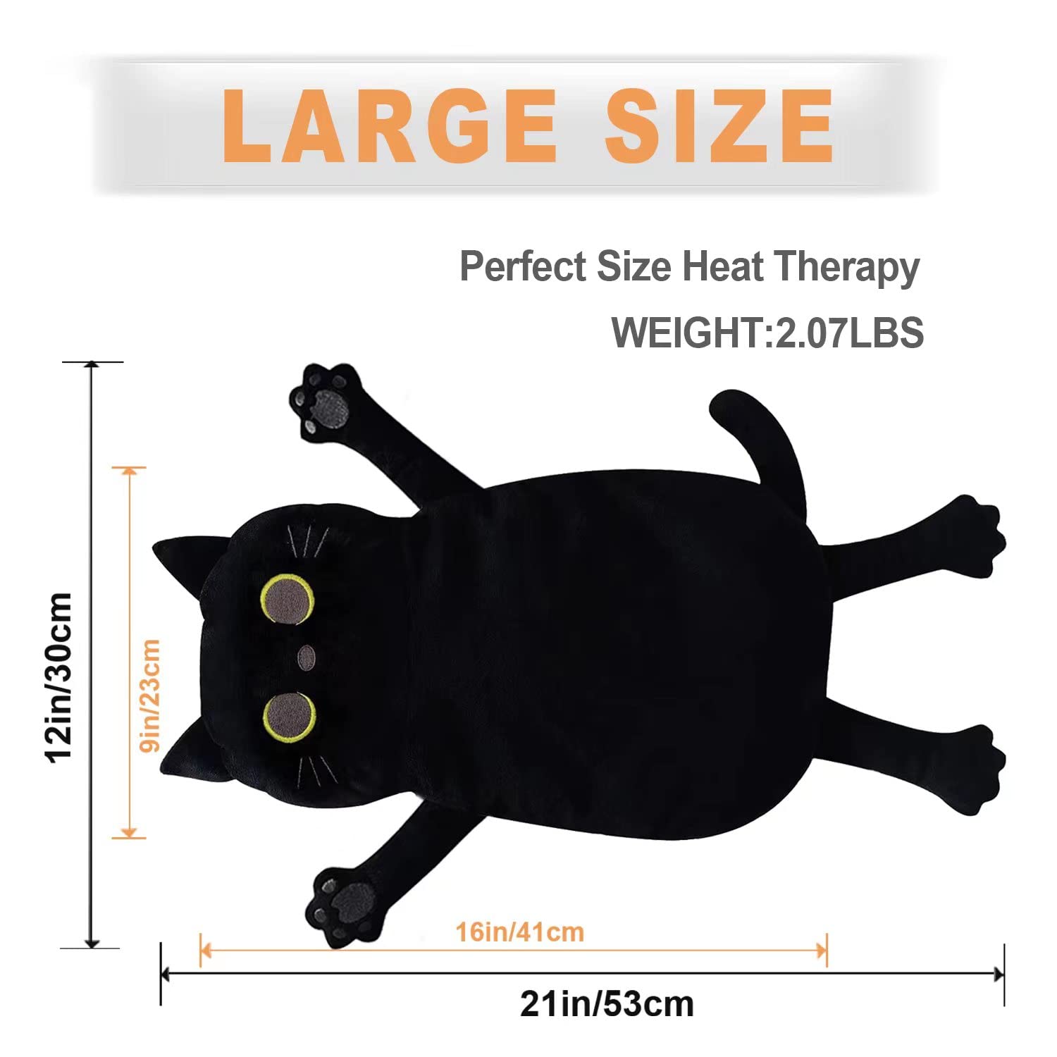 Large Microwave Heating Pad with Washable Cover 21 * 12