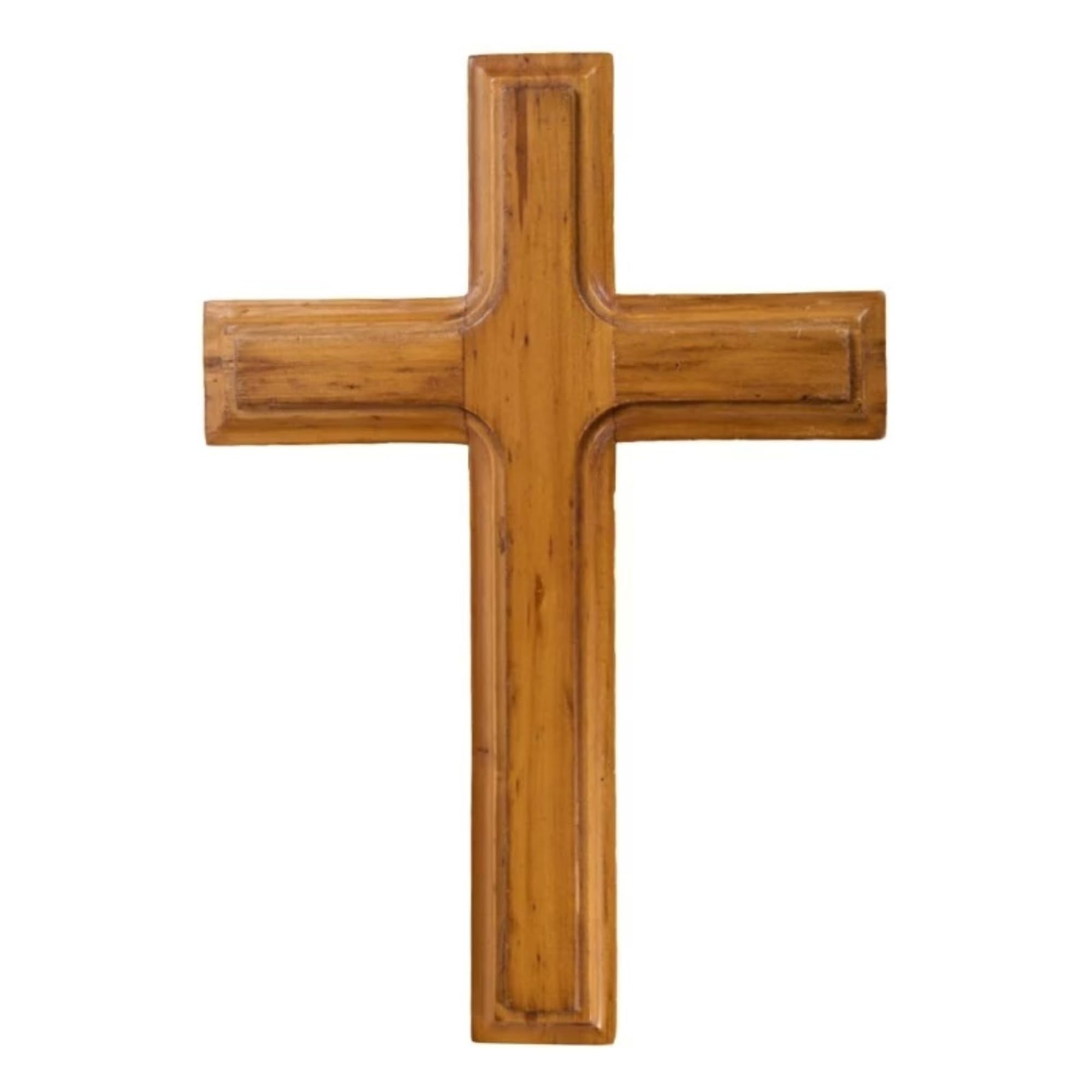 Wood Cross Wooden Cross. Plain Holy Land wood cross.Olive