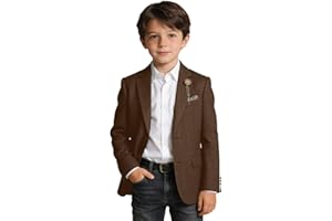 Retro Tweed Boys Jacket Suits Blazers Herringbone Slim Fit Suit Separate Wool Blend Wedding Prom Sport Coat for Kids Boy