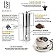 Premium Hand Manual Coffee Grinder Maker + Coffee Scoop by Bar Brat ™ / Bonus Travel Bag, Coffee Spoon & Cleaning Brush