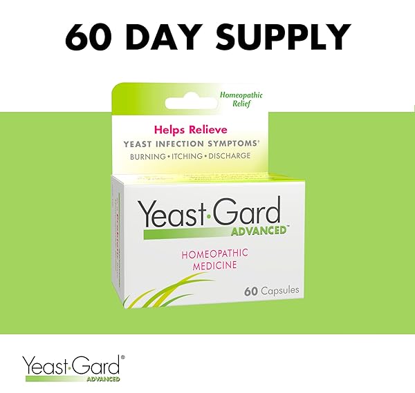 YEAST-GARD ADVANCED HOMEOPATHIC CAPSULES, 60 COUNT