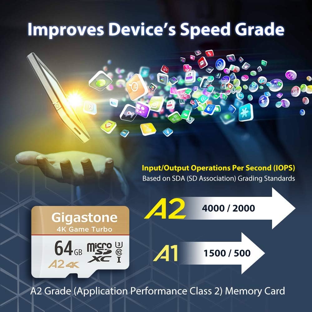 For Switch 1 OnlyGIGASTONE 64GB Micro SD Card, 4K UHD Game Turbo, Nintendo-Switch Compatible, Read/Write 95/35 MB/s - Image 4