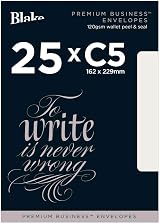 Blake Premium White Self Seal Envelopes C5 162 x 229 mm 120 gsm 25 view 7