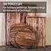 Made in USA Walnut Cutting Board by Virginia Boys Kitchens - Butcher Block made from Sustainable Hardwood (Round - 10.5)