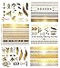 Terra Tattoos 75 Gold Arm Tattoos - Temporary Metallic Tattoos primary