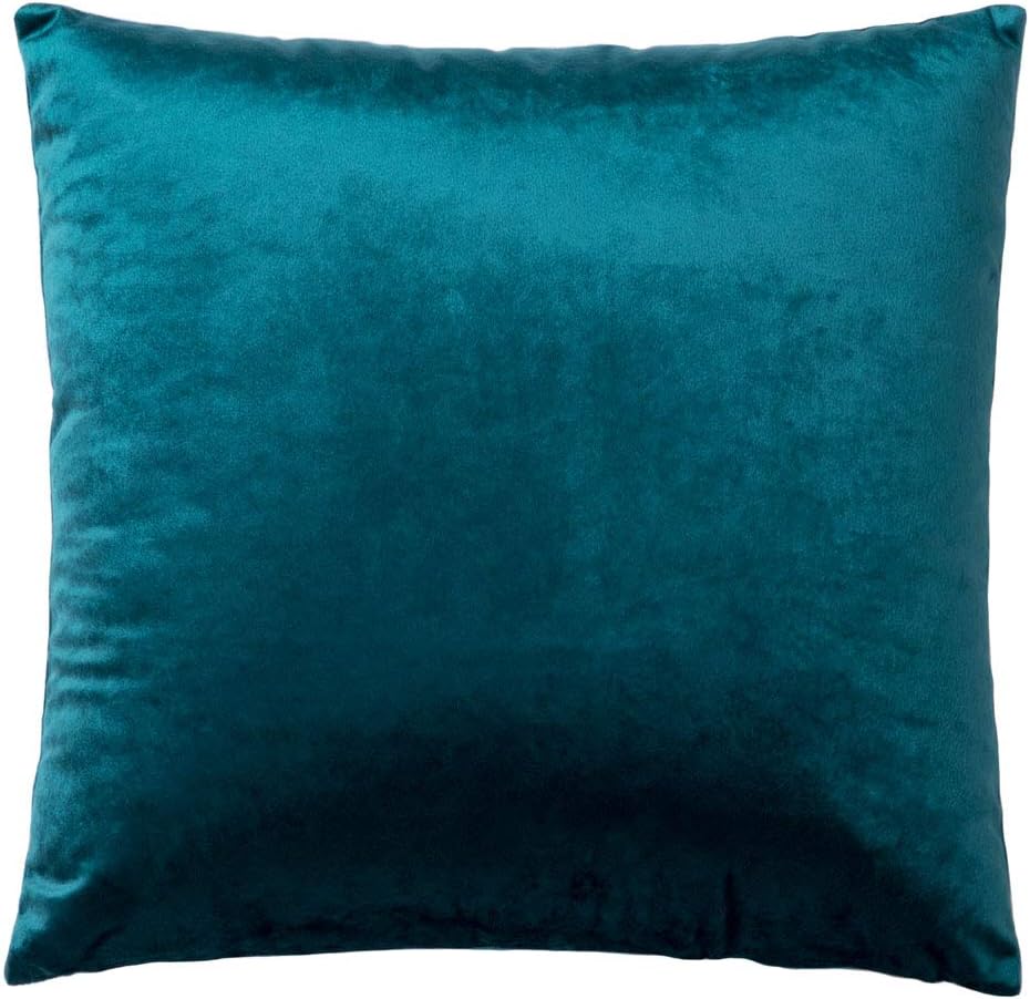Pantaknot Pack of 2 Velvet Decorative Throw Pillow Covers Soft Cushion Case Home Décor, 18 x 18 Inch (Glacier Blue)