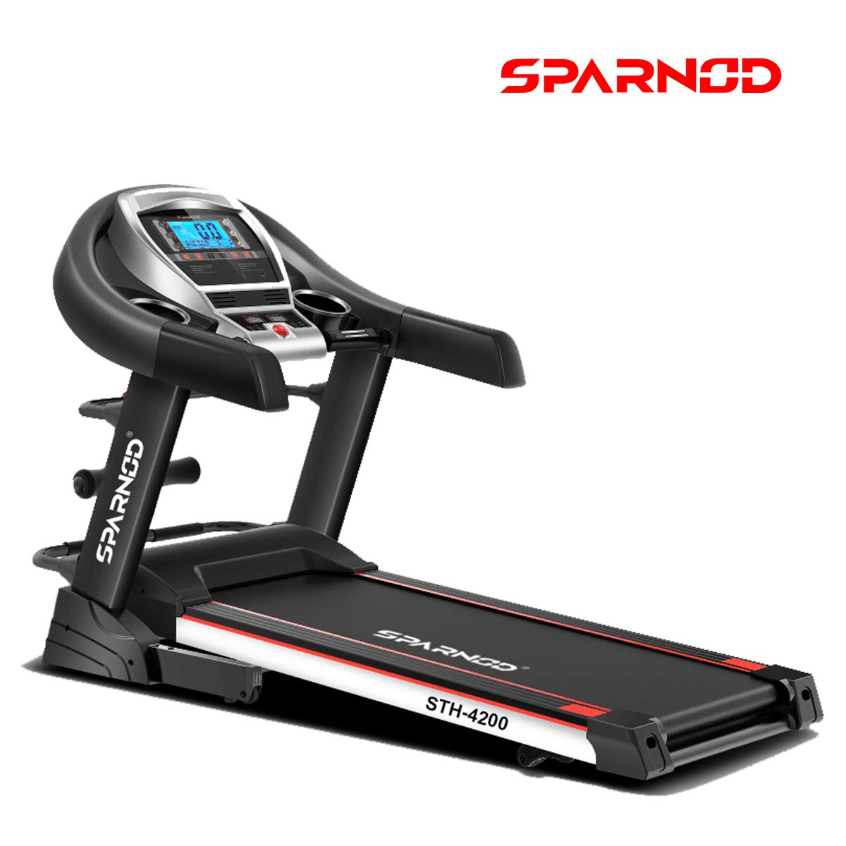 10 Best Treadmills for Home Use in India: Review & Buying Guide 13 SPARNOD FITNESS STH-4200: TREADMILL WITH USEFUL UTILITIES