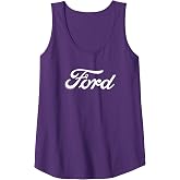 Ford - White Script Logo Tank Top