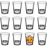 OBTANIM 12 Pack Shot Glasses, 1.5 oz Clear Shot Glass Cups Set with Heavy Base for Bar Restaurants Home