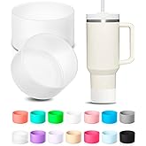 2-Pack Silicone Boots for Stanley, Owala &amp; More, Fits Select Cups &amp; Bottles | Thicker 2 mm design, Fits 2.9-3.1-inch bases, Scratch &amp; dent protection, Non-slip, Noise-reducing, Dishwasher-safe, Odorless