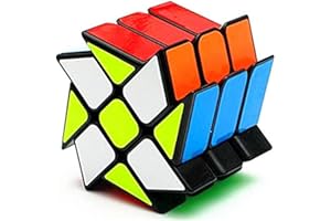 CuberSpeed Windmill Magic Cube 3x3 Black Wheel Fenghuolun Twisty Puzzle 3x3x3 Speed Cube Puzzle