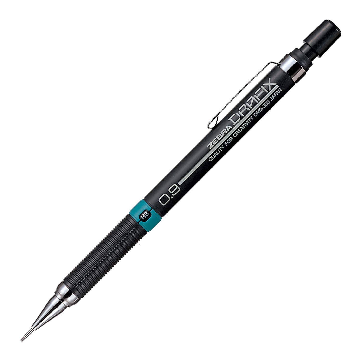 Zebra Pen Drafix Mechanical Pencil, Bold 0.9mm Point, Teal Lead Grade Indicator, 12-Pack — image 1