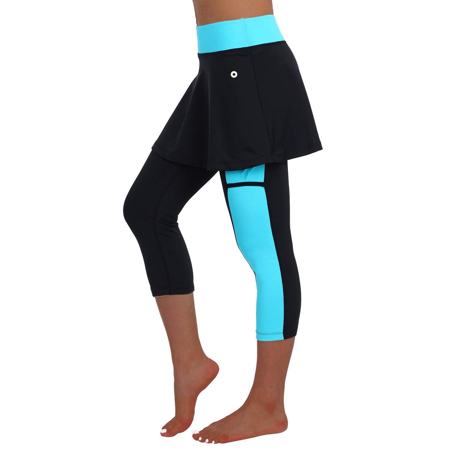 Skirted Legging for Women Skirted Capri Women Tennis Leggings with