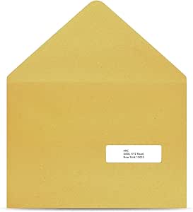 Amazon.com : Amazon Basics Fast Peel Address Labels for Laser/Inkjet ...