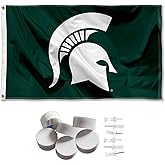 Michigan State Spartans Spartan Head Banner and Tapestry Wall Tack Pads
