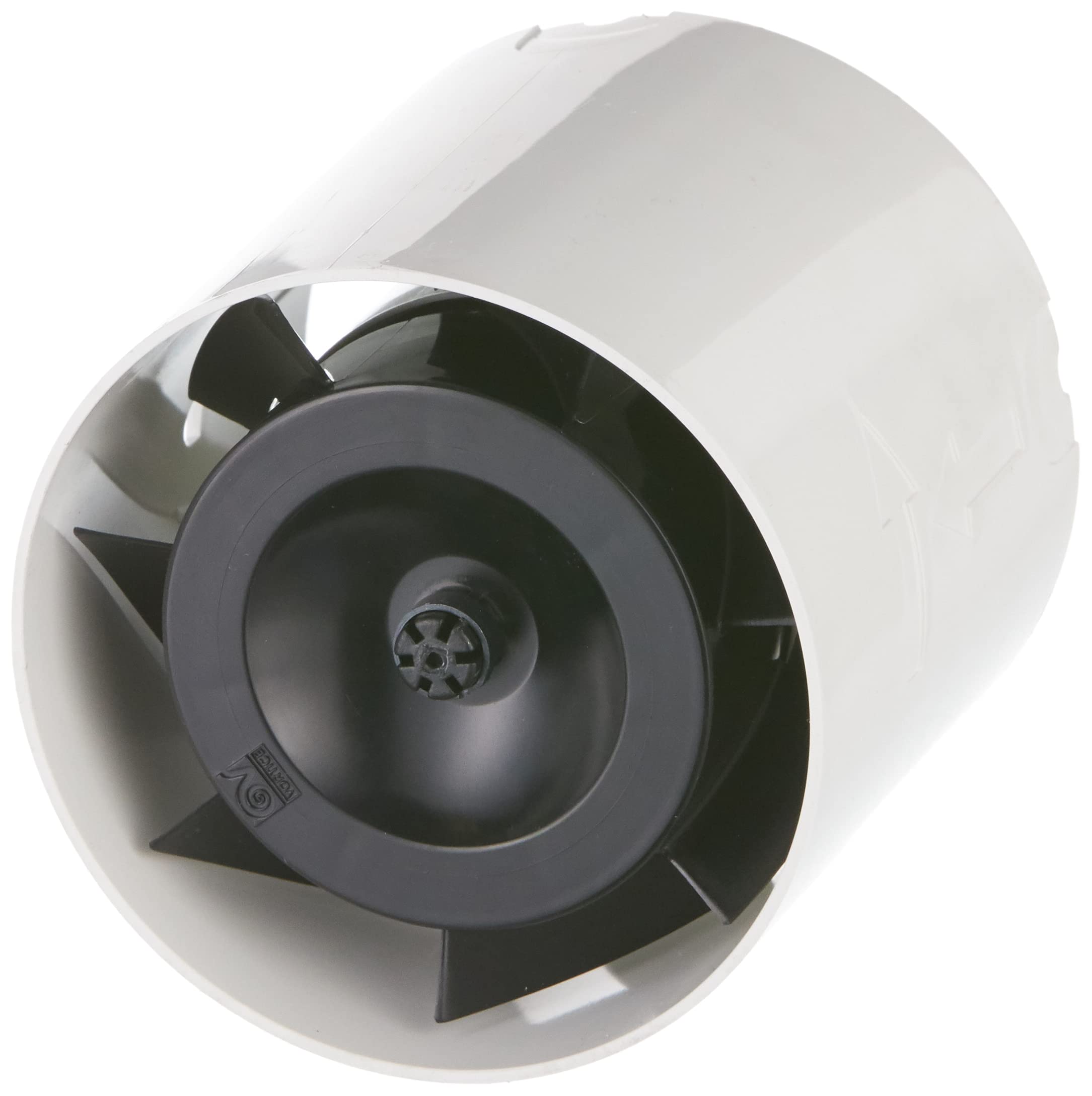 Vortice 11110 Ghost Point Helical Aspirator Ducts, 38 Decibel, Plastic, White