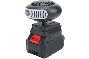 Denash Battery Powered Space Heater, 12000mAh Cordless Portable Heater with Rapid Heating and Quiet Operation for Outdoor Hom