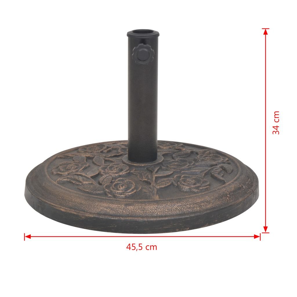 polyresin umbrella base