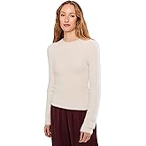 Vince Womens Eyelash Crew Neck Sweater
