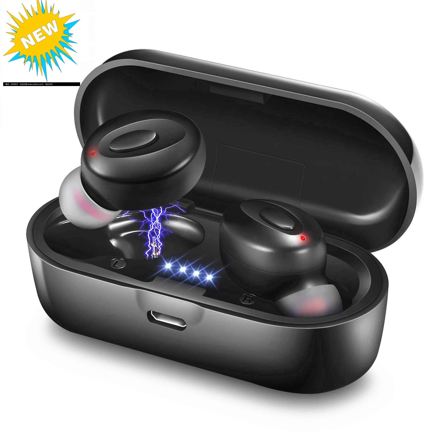 Elettronica Cuffie Bluetooth 5.0 Auricolari Wireless Stereo Senza Fili  Sportivi in Ear con Custodia da Ricarica Microfono Leggeri Hi-Fi Cuffie per  Sport Android iOS Apsodi Auricolari Bluetooth urban-earth.co.uk