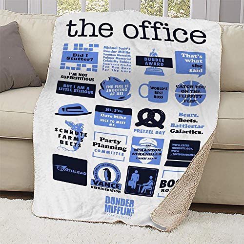 NBC The Office Mash-Up Sherpa Blanket