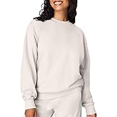 Hanes Originals Women's Fleece Sweatshirt, Midweight Sweatshirt for Women, Placed Flowers