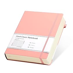 CAGIE Lined Journal Notebook, 320 Pages College