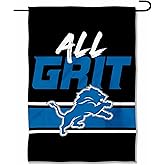 Detroit Lions All Grit Garden Flag Double Sided Banner