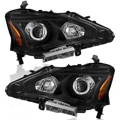 thumbnail image 2 of Driver Side Front Headlight For 2013-2015 Nissan Altima – Halogen, Clear Lens, Direct Fit, Topbrake_autopart BAP942003 2 of 2