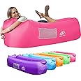 WEKAPO Inflatable Lounger Air Sofa Hammock-Portable,Water Proof& Anti-Air Leaking Design-Ideal Couch for Backyard Beach Traveling Camping Picnics & Music Festivals