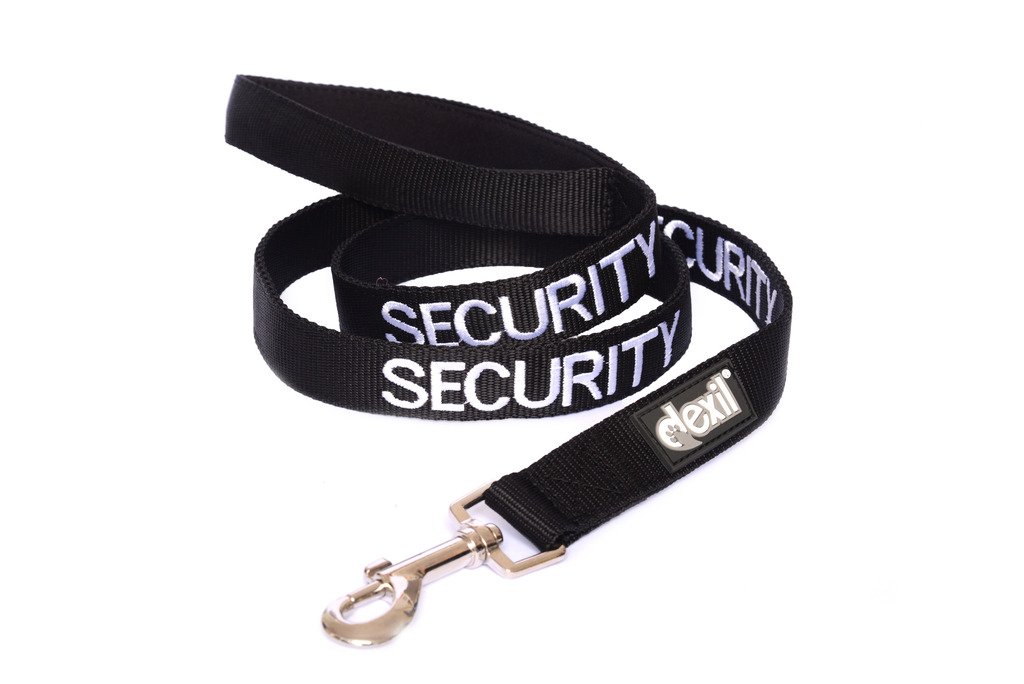 SECURITY Black Colour Coded 60cm 120cm 180cm Padded Dog Lead PREVENTS Accidents By Warning Others of Your Dog in Advance (120cm)